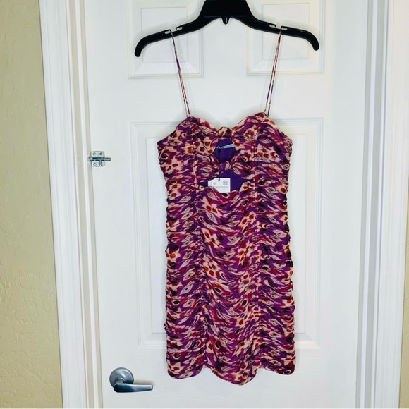 Zara Bodycon Dress Front Cutouts Size XS - Picture 6 of 9